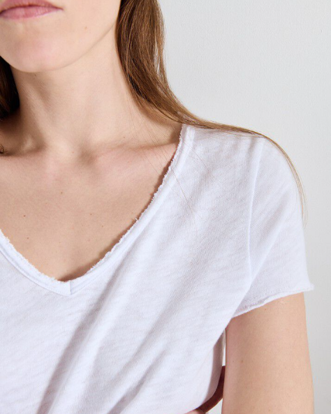 T-SHIRT SON02AG BLANC ~ AMERICAN VINTAGE