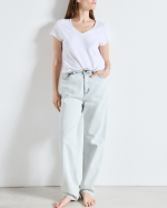 T-SHIRT SON02AG BLANC ~ AMERICAN VINTAGE