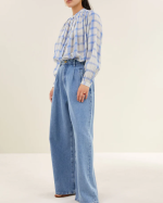 BLOUSE NYKA LIGHT BLUE ~ BY BAR