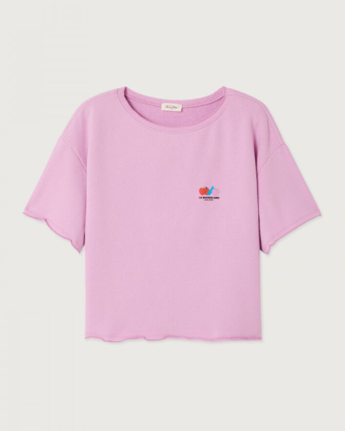 TEE SHIRT ATU02A ORCHIDEE - AMERICAN VINTAGE