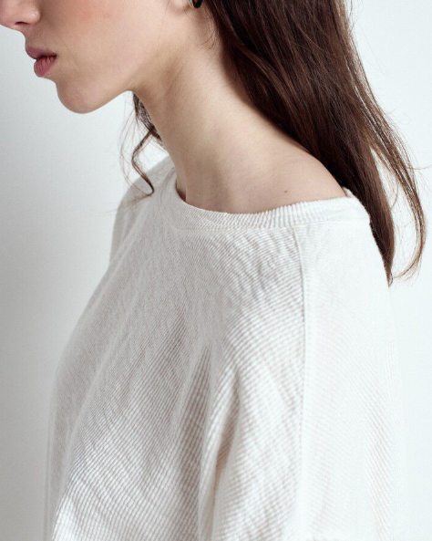 T-SHIRT YRU02A BLANC ~ AMERICAN VINTAGE