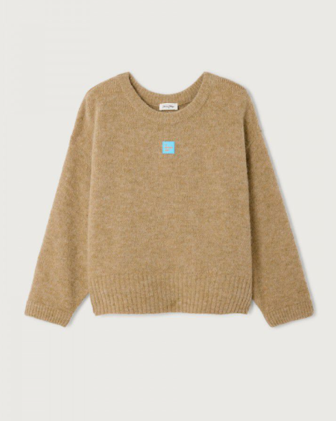 PULL EAST18VC SABLE CHINÉ ~ AMERICAN VINTAGE