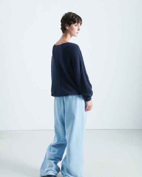 PULL DAM225 NAVY ~ AMERICAN VINTAGE