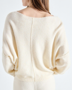 PULL DAM225 PANNACOTTA CHINÉ ~ AMERICAN VINTA