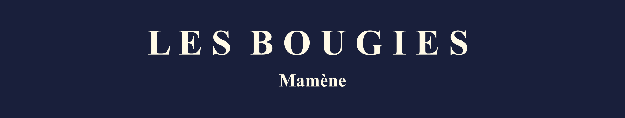 Bougies Mamène