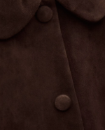 VESTE EN CUIR MILAS CHOCOLAT - BASH