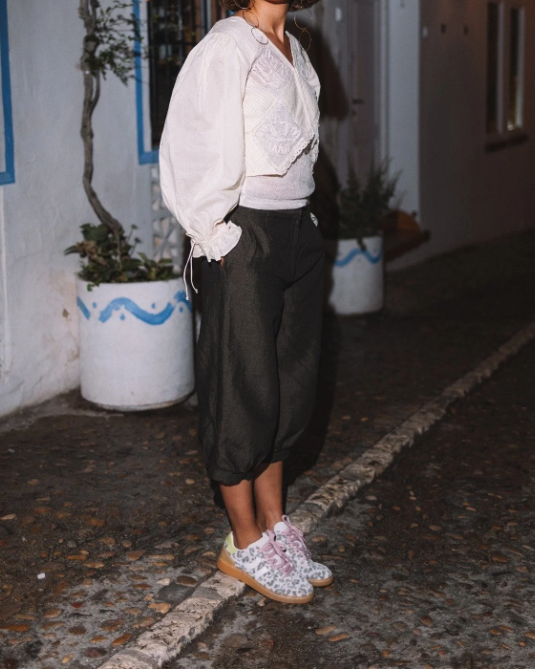 BASKET GOAL ROSE VERT LEOPARD - COOLWAY