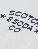 TEE SHIRT 183186 BLANC - SCOTCH AND SODA
