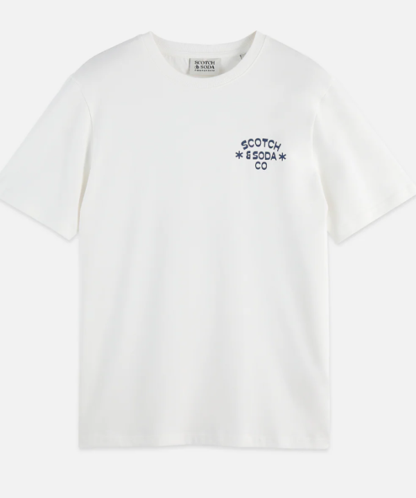 TEE SHIRT 183186 BLANC - SCOTCH AND SODA