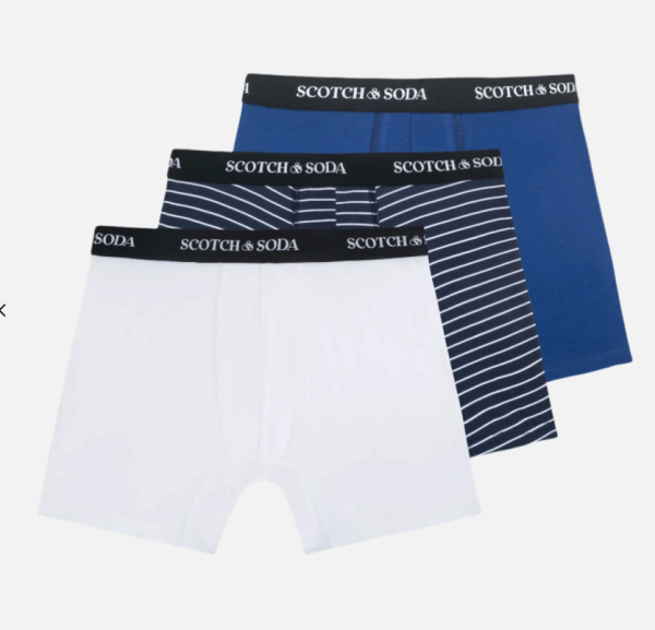 BOXER 152062 NAVY WHITE - SCOTH AND SODA