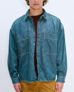 CHEMISE MYDO06A MEDIUM GREEN ~ AMERICAN VINTA