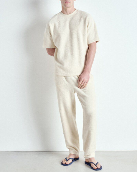 T-SHIRT MBOBY02A ECRU ~ AMERICAN VINTAGE