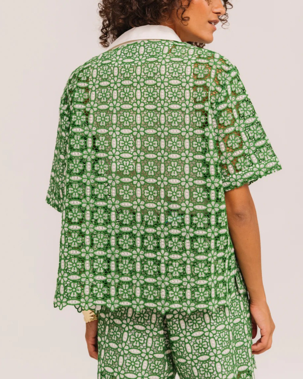 CHEMISE FLAVIA/GOYA VERT ~ SACRÉ COEUR