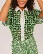 CHEMISE FLAVIA/GOYA VERT ~ SACRÉ COEUR