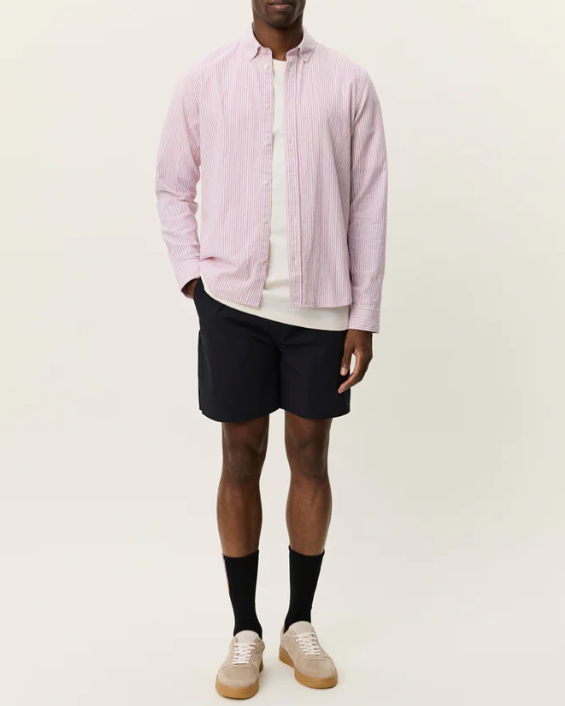 CHEMISE KONRAD STRIPE CROCUS PINK ~ LES DEUX