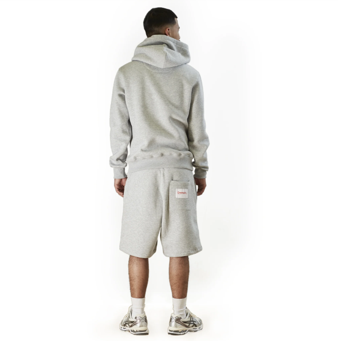 SWEAT CAPUCHE ORI D HEART GRIS - DEMAIN IL FE
