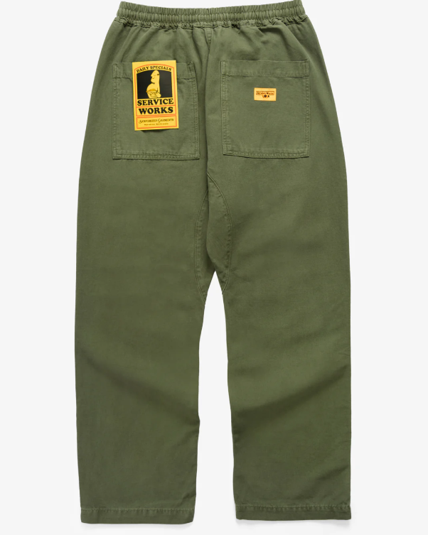 PANTALON CHEF OLIVE ~ SERVICE WORKS
