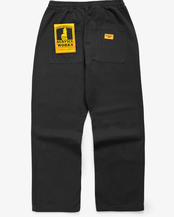 PANTALON CHEF BLACK ~ SERVICE WORKS
