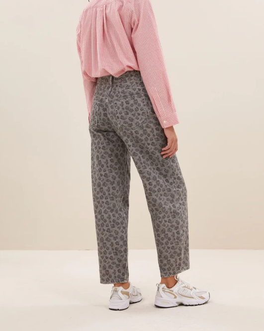 PANTALON LEW GREY CHEETAH ~ BY BAR