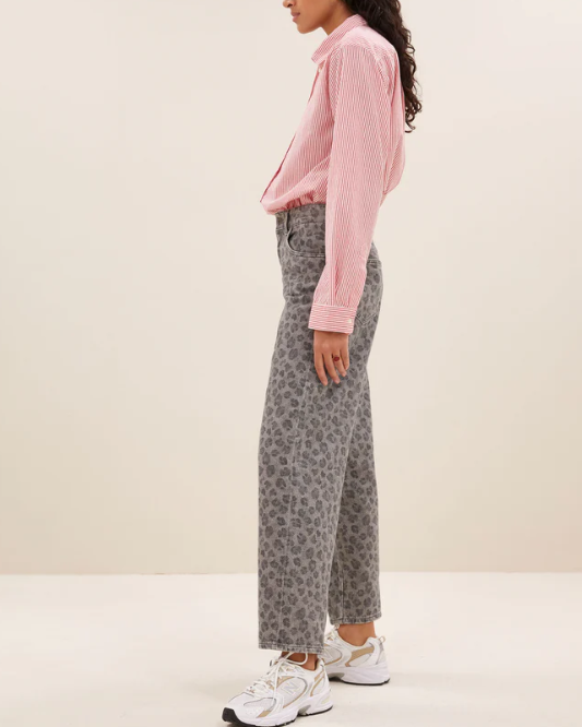 PANTALON LEW GREY CHEETAH ~ BY BAR