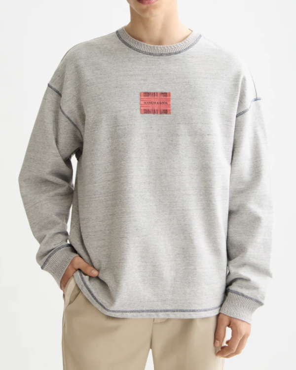 SWEAT 181533 MEDIUM  GREY~ SCOTCH AND SODA