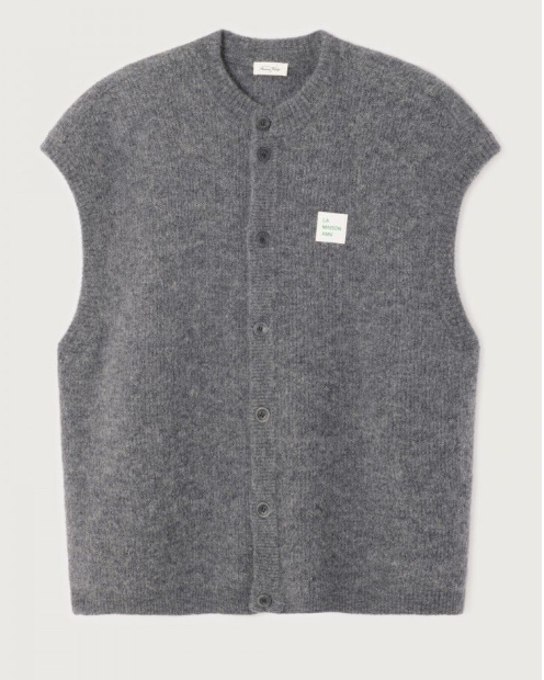 GILET MVITO19B ACIER ~ AMERICAN VINTAGE