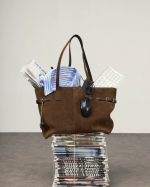 CABAS MARCEAU ÉBENE ~ NAT & NIN