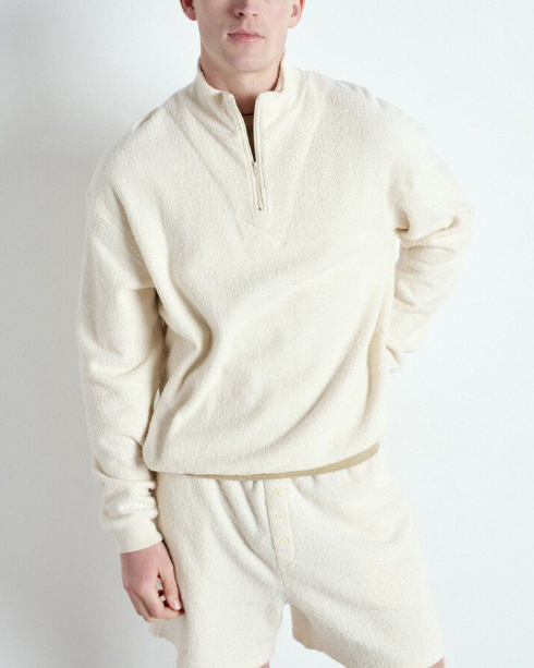 SWEAT MBOBY03C ECRU ~ AMERICAN VINTAGE