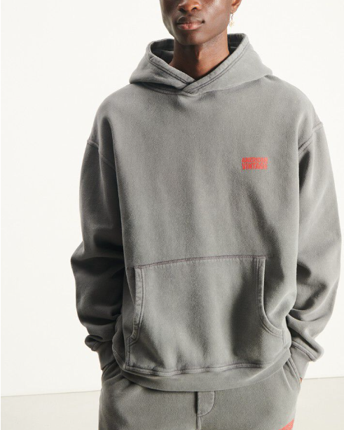 SWEAT MPLI03C CENDRE ~ AMERICAN VINTAGE