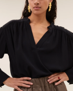 BLOUSE MEJA JET BLACK ~ BY BAR