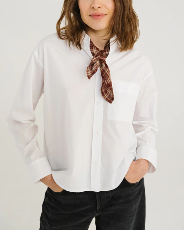 CHEMISE ANDREA/OPTIC BLANC ~ SACRE COEUR