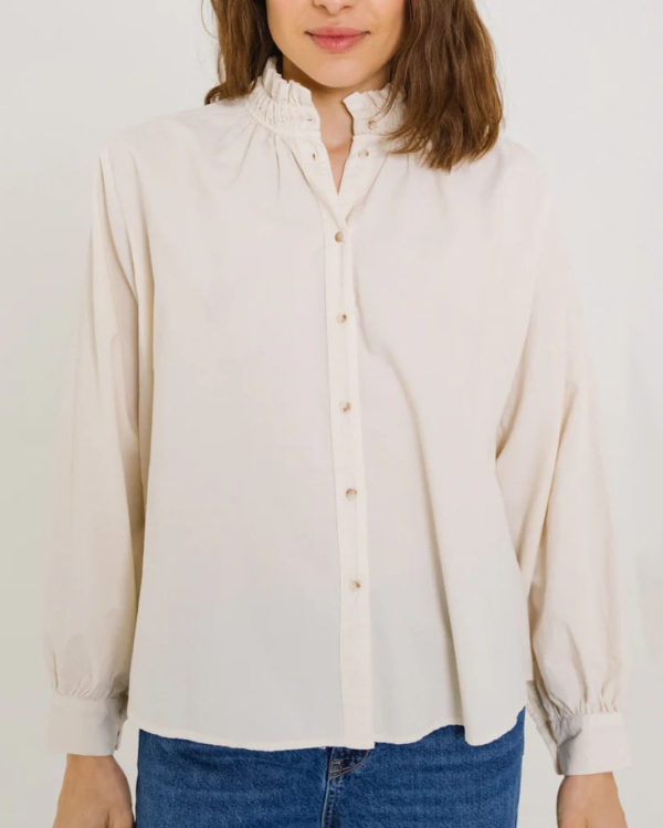 BLOUSE SOLINE/SNOW ECRU ~ SACRE COEUR