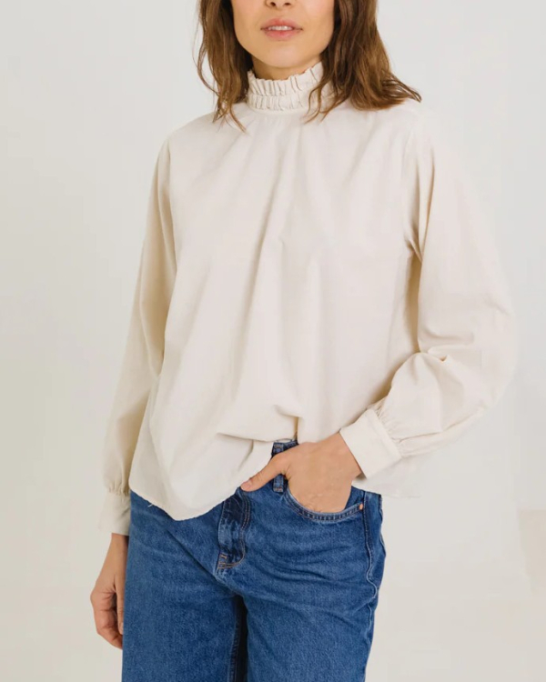 BLOUSE SOLINE/SNOW ECRU ~ SACRE COEUR