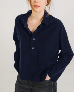 CHEMISE JOANIE BLEU ~ SACRE COEUR