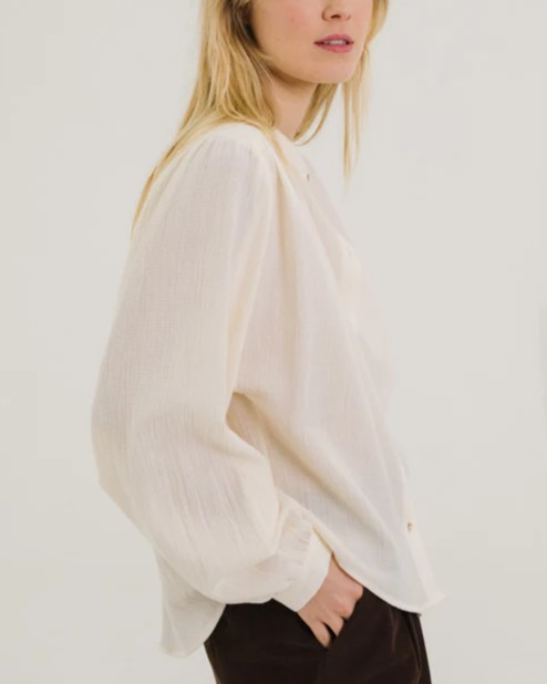 BLOUSE GLADIS ECRU ~ SACRE COEUR