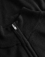 PULL GREYSON 1/2 ZIP MERINOS BLACK- LES DEUX