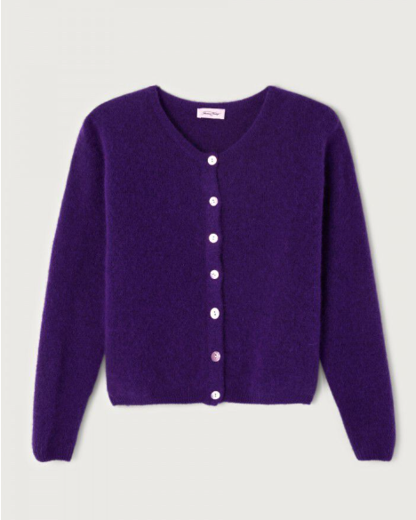 GILET VITO19E AUBERGINE ~ AMERICAN VINTAGE