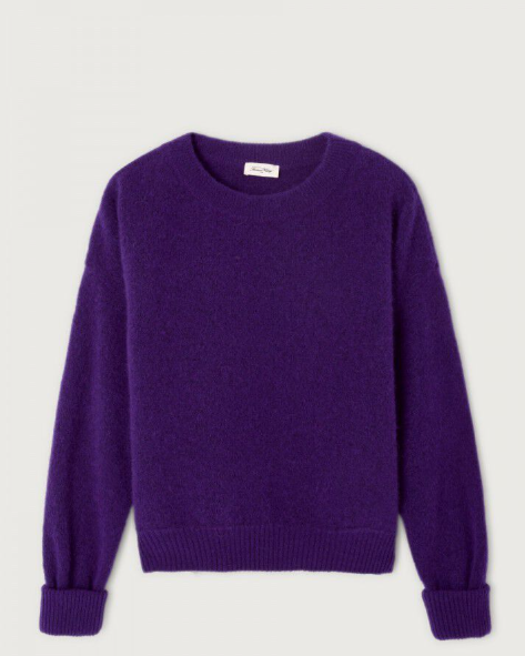 PULL VITO18E AUBERGINE ~ AMERICAN VINTAGE