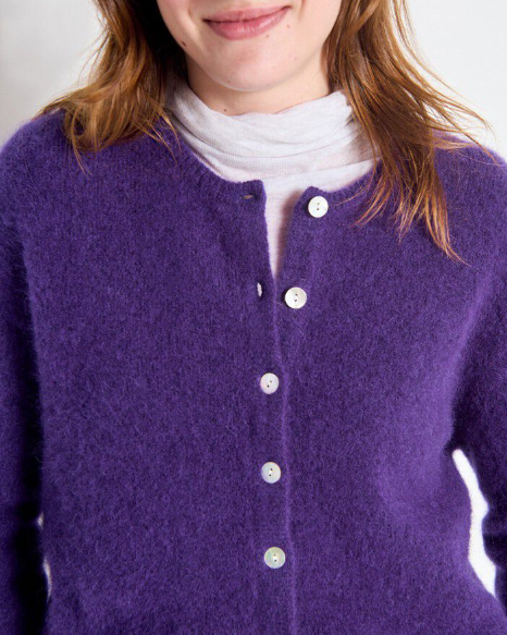 GILET VITO19E AUBERGINE ~ AMERICAN VINTAGE