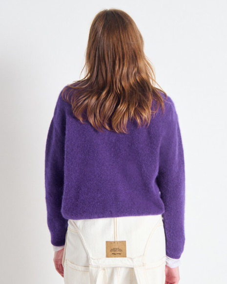 GILET VITO19E AUBERGINE ~ AMERICAN VINTAGE