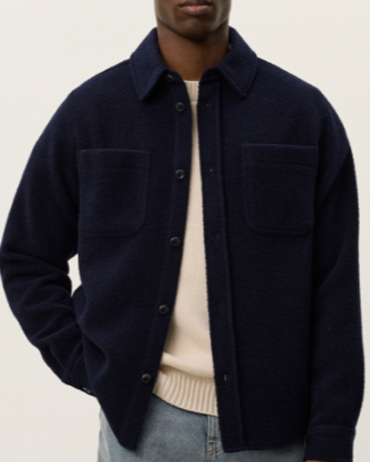 SUR CHEMISE LENNON DARK NAVY ~ LES DEUX