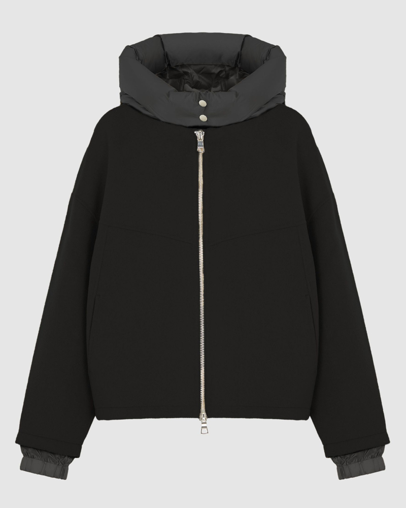 BLOUSON JERRY NOIR ~ BLONDE N°8