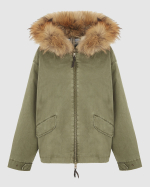 PARKA BELLA KAKI ~ BLONDE N°8