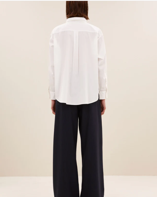 BLOUSE FLO POPLIN WHITE ~ BY BAR