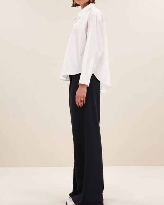 BLOUSE FLO POPLIN WHITE ~ BY BAR
