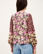 BLOUSE ILINE BORDEAUX - BASH