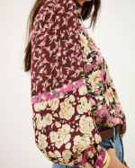 BLOUSE ILINE BORDEAUX - BASH