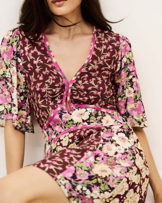 ROBE INDREA BORDEAUX - BASH