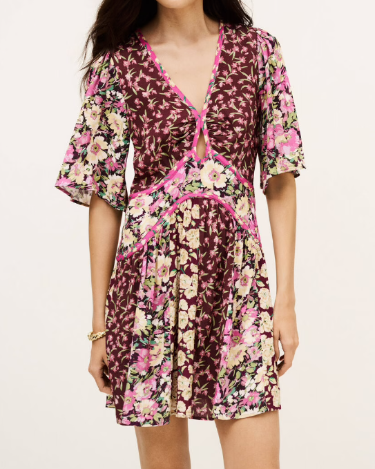 ROBE INDREA BORDEAUX - BASH