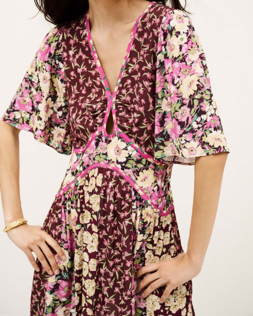 ROBE INDREA BORDEAUX - BASH